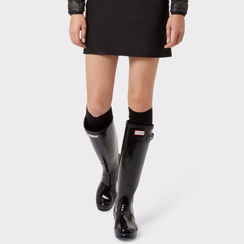HUNTER Original Tall Gloss Rainboots - Picture 5 of 8